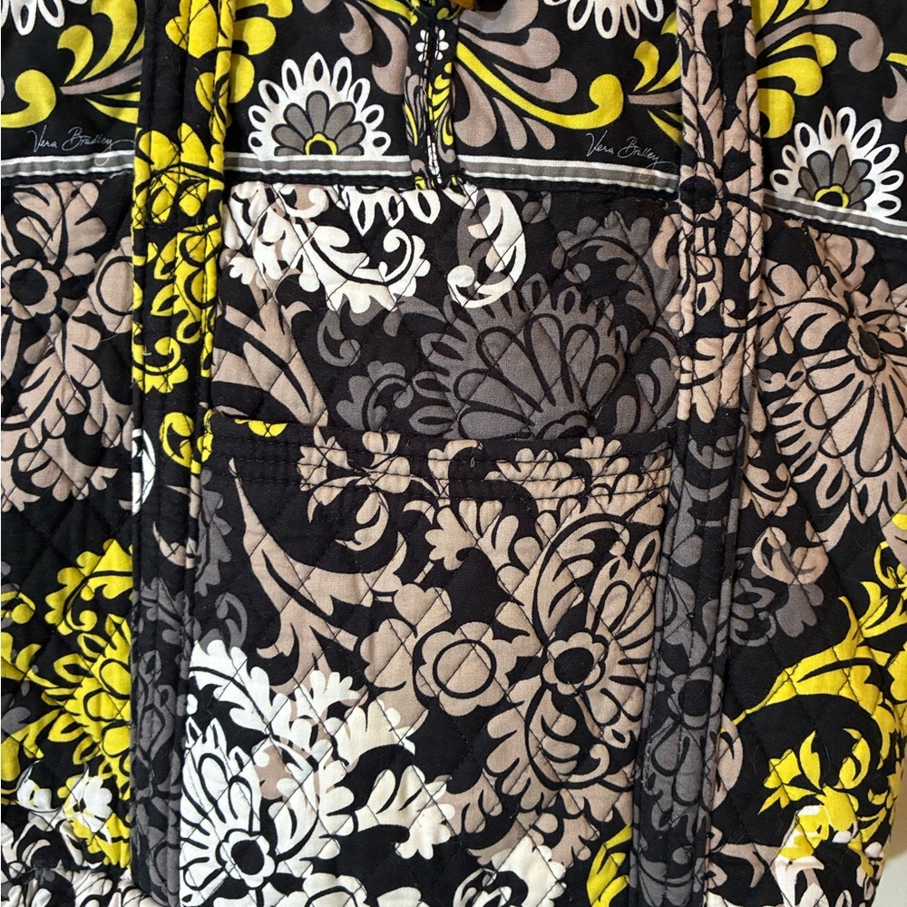 Vera Bradley “Baroque” Miller Travel Tote Quilted Retired Large Laptop Bag EUC - Picture 4 of 8
